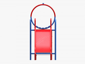 Playground barrel slide 01 Modèle 3D