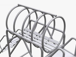 Playground barrel slide 01 Modèle 3D