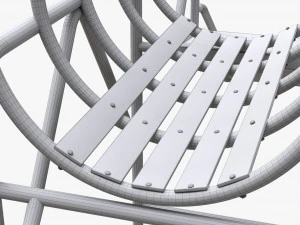 Playground barrel slide 01 3D Model