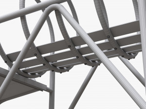 Playground barrel slide 01 Modèle 3D