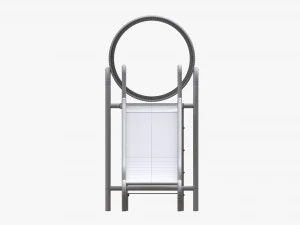 Playground barrel slide 02 3D Model