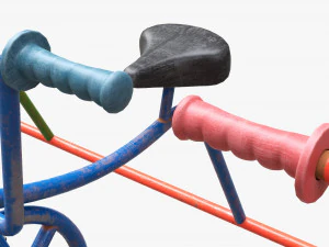 Playground bicycles 3D Model