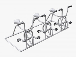 Playground bicycles 3D 모델