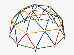 Playground climbing hemisphere Modelo 3D