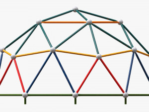 Playground climbing hemisphere 3D 模型