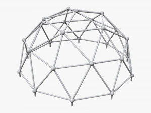 Playground climbing hemisphere 3D Model