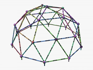 Playground climbing hemisphere 3D 模型