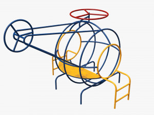 Playground helicopter 3D 模型