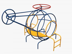 खेल का मैदान हेलीकाप्टर 3D मॉडल