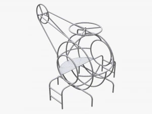 खेल का मैदान हेलीकाप्टर 3D मॉडल