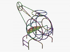 Playground helicopter 3D 模型