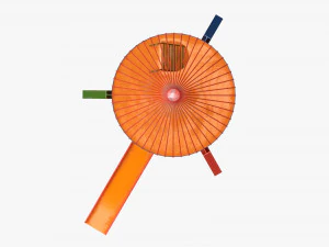 Playground rocket big 3D Model