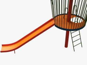 Playground rocket small Modello 3D