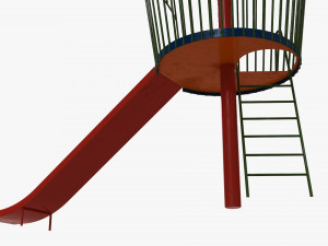 Playground rocket small Modello 3D