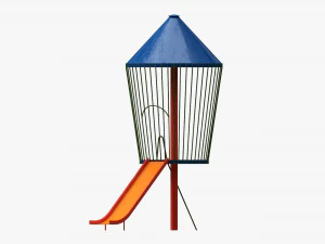 Playground rocket small 3D Model