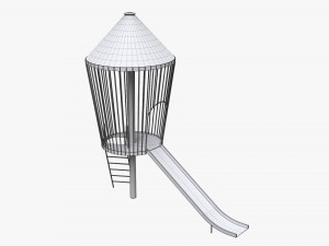 Playground rocket small Modello 3D