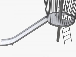 Playground rocket small 3D Model