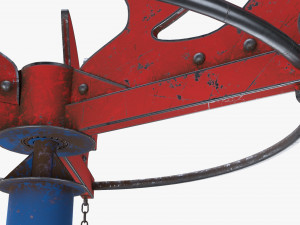 Pole rope swing 3D-Modell