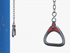 Pole rope swing 3D-Modell