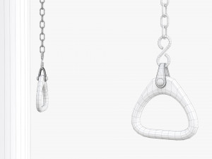Pole rope swing 3D-Modell