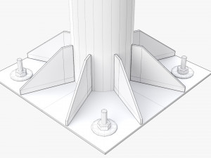 Pole rope swing 3D-Modell