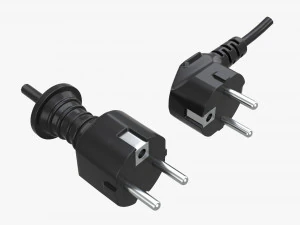 Spine del cavo di alimentazione Modello 3D