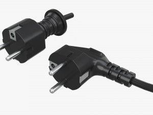 Power cord plugs Modelo 3D