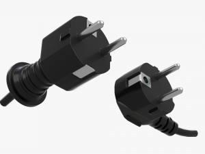 Power cord plugs Modelo 3D