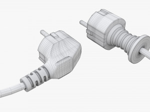 Power cord plugs Modelo 3D