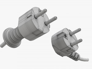 Power cord plugs Modelo 3D