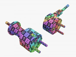 Power cord plugs 3D Model