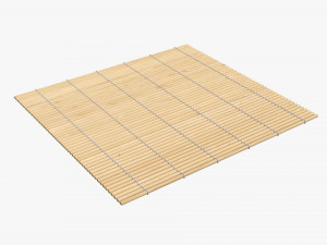Sushi bamboo mat Model 3D