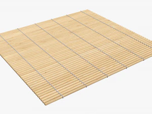 Sushi bamboo mat 3D Model
