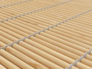 Sushi bamboo mat 3D Model