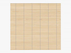 Sushi bamboo mat 3D Model