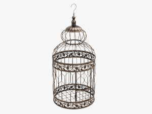 Victorian Style Bird Cage 3D Model