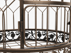 Victorian Style Bird Cage Modelo 3D