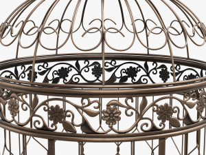 Victorian Style Bird Cage Modelo 3D