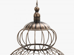 Victorian Style Bird Cage Modelo 3D