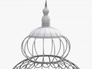 Victorian Style Bird Cage 3D Model
