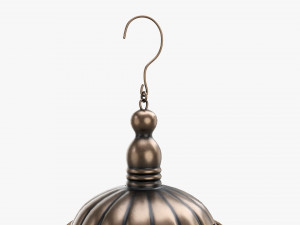 Victorian Style Bird Cage with stand 3D Model
