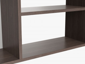 Wooden hanging shelf 03 Modelo 3D