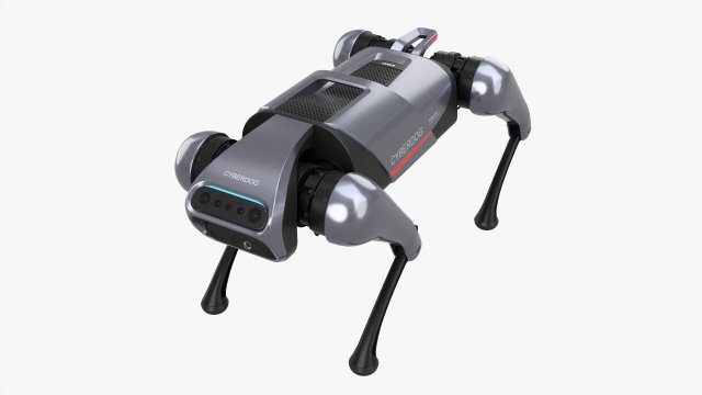 Xiaomi CyberDog 3D 모델 .c4d .max .obj .3ds .fbx .stl .blend 