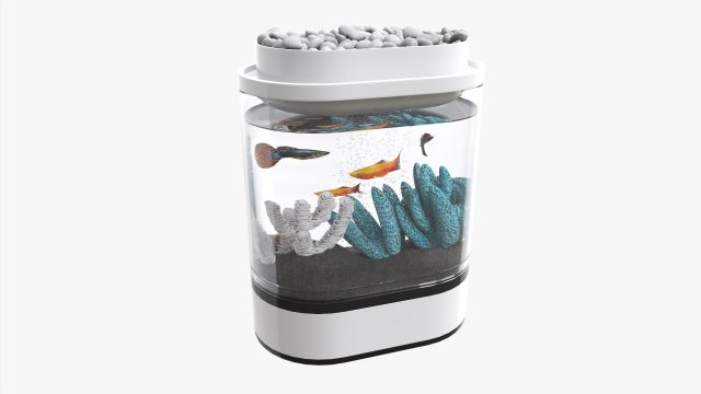 Xiaomi Geometry Mini Lazy Fish Tank 3D Model Sony Xb41 Argos