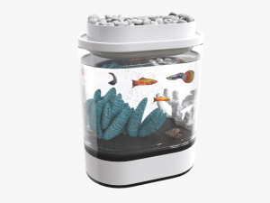 Xiaomi Geometry Mini Lazy Fish Tank 3D Model