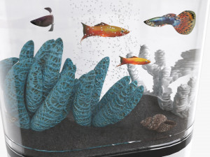 Xiaomi Geometry Mini Lazy Fish Tank 3D Model