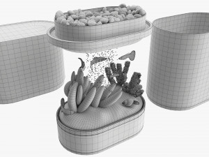 Xiaomi Geometry Mini Lazy Fish Tank 3D Model