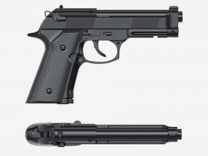 Airgun BB pistol 3D Model