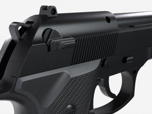 Airgun BB pistol Modèle 3D