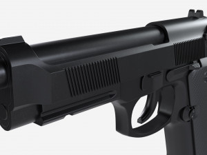 Airgun BB pistol Modèle 3D
